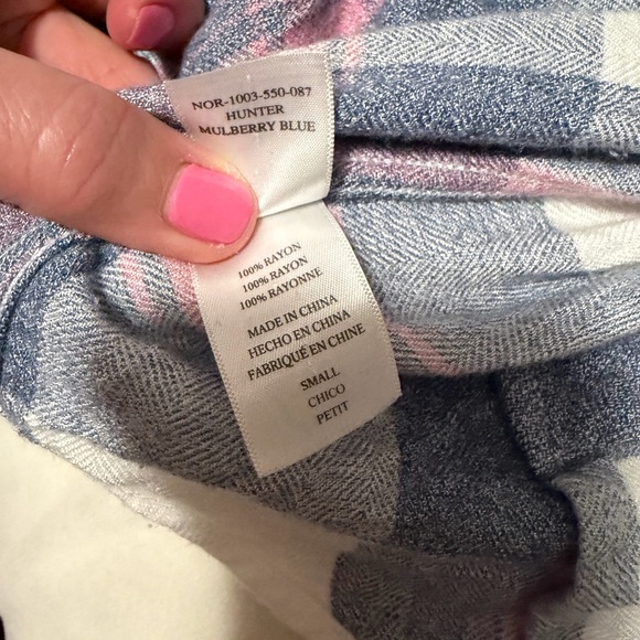 Rails Hunter Button Up in Mulberry Blue Plaid Women’s Small - Picture 5 of 6